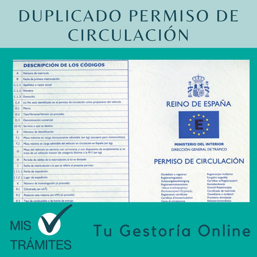 Duplicado del Permiso de Circulación